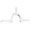Ekena Millwork Ericson Architectural Grade PVC Gable Bracket, 108"W x 36"H x 4"D x 4"F, 8/12 Pitch GBP108X36X0404ERI00 - alternate 1